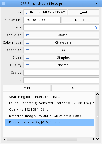 IPP-Print - Driverless IPP/AirPrint printing
