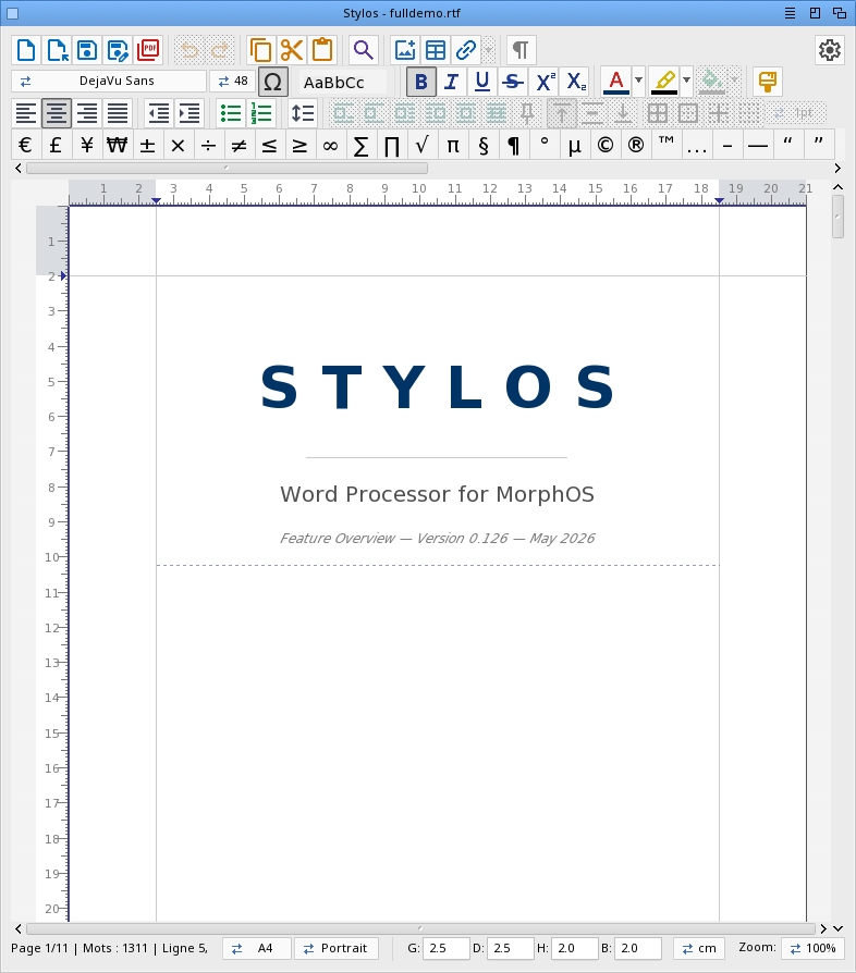 Stylos - Word Processor