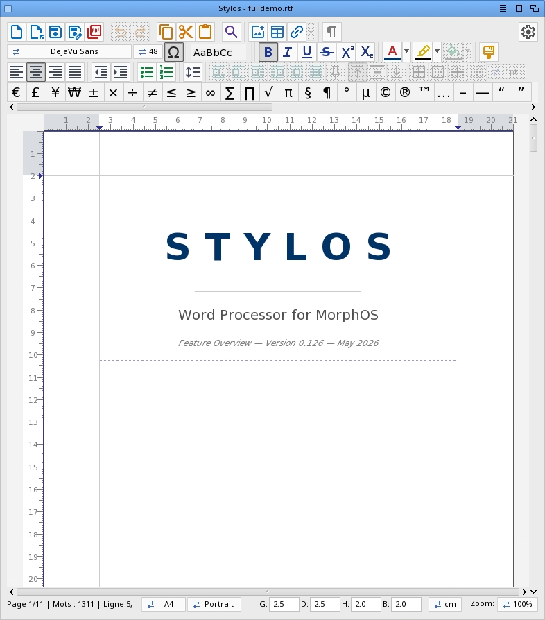 Stylos - Word Processor