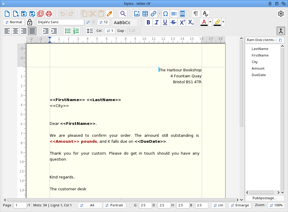 Stylos - Word Processor